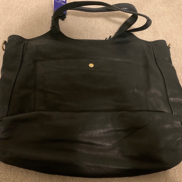 NWT Jimmy Choo for H&M Leather Shoulder bag/Tote - Picture 7 of 9